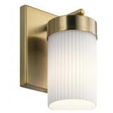 $112 CIONA 9 IN. 1-LIGHT BRUSHED NATURAL BRASS BAT