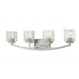 $218 Z-LITE ZAID 32-IN 4 LIGHT BRUSHED NICKEL MODE