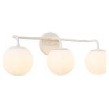 $152 JONATHAN Y LOUIS PARISIAN GLOBE 25" VANITY 3-