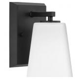 VERTEX COLLECTION 4.75 IN. 1-LIGHT MATTE BLACK ETC