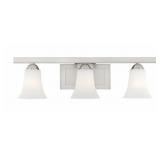 $246 RIDGEDALE 3 LIGHT 25-1/4" WIDE BATHROOM VANIT