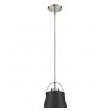 $160 Z-LITE Z-STUDIO 1 - LIGHT PENDANT IN MATTE BL