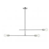 $228 Z-LITE MODERNIST 3-LIGHT CHROME MODERN/CONTEM