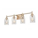 $200 MILLENNIUM LIGHTING GEOMETRIC GLASS VANITY LI