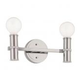 $215 KICHLER LIGHTING TORCHE 2 - LIGHT VANITY IN P