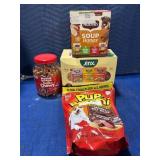1 LOT (4) DOG TREATS AND FOOD