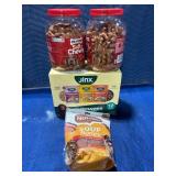 1 LOT (4) DOG TREATS AND FOOD