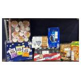 1 LOT (7) SNACKS AND FOOD ITEMS