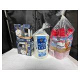 1 LOT (1) ASSORTED KITCHEN SUPPLIES AND CLEANING S