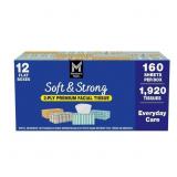 1 LOT OF 2-SOFT & STRONG 2-PLY PREMIUM FACIAL TISS