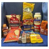 1LOT (14) DINNER ITEMS AND CONDIMENTS