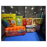 1 LOT (7) ASSORTED FOOD/SNACK ITEMS AND DRINKS
