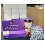 1 LOT OF 3-WOMEN UNDERWEAR,PADS,TAMPAX TAMPONS