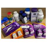 1 LOT OF 13-VARIETY OF HEALTH SUPPLEMENTS AND MEDI