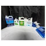 1 LOT (9) ASSORTED CLEANING SUPPLIES.