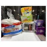 1 LOT (6) ASSORTED OF PAPER ITEMS, CLEANING ITEMS