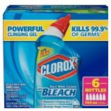 2 LOT OF 1-6PACK CLOROX TOILET BOWL CLEANER WITH B