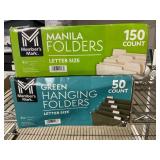 1 LOT ASSORTED OFF BRAND FOLDERS