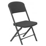 LIFETIME FOLDING CHAIR BLACK