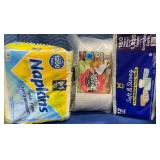 1 LOT OF 1-NAPKINS 1200 COUNT./1-9 IN PAPER PLAYES