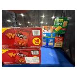 1 LOT (7) ASSORTED SNACK ITEMS.