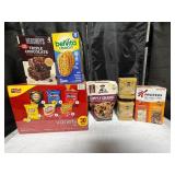 1 LOT (7) ASSORTED SNACKS AND SEASONINGS