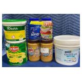 1 LOT OF 2 PENUT BUTTER/1-COCONUT OIL/1-CHICKEN FL