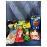 1 LOT (8) SNACKS, COFFEE, AND COOKING OIL