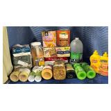 1 LOT (14) DINNER ITEMS, SPICES, CANNED GOODS, AND