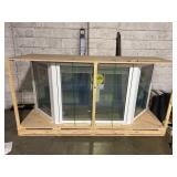 PELLA 98 X 50 METAL CLAD BAYWINDOW, WHITE