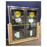 PELLA 47 X 54 DOUBLE VINYL CASEMENT WINDOW, BROWN