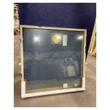 PELLA APPROX 60 X 60 METAL CLAD FIXED WINDOW, BEIG