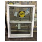 46 1/2 X 37 PELLA SINGLE HUNG WHITE VINYL WINDOW