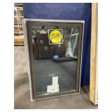 PELLA 35 1/2 X 52 VINYL FIXED WINDOW, BROWN