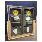 PELLA 47 X 54 DOUBLE VINYL CASEMENT WINDOW, BROWN