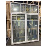 PELLA 69 1/2 X 94 DOUBLE CASEMENT METAL CLAD WINDO