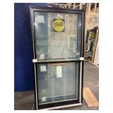PELLA 37 X 71 DOUBLE HUNG METAL CLAD WINDOW, BLACK