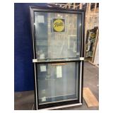 PELLA 37 X 71 DOUBLE HUNG METAL CLAD WINDOW, BLACK