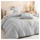 LITANIKA OVERSIZED KING COMFORTER SET, 3 PCS TUFTE