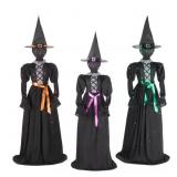 $129 3-PIECE HALLOWEEN CLASSICS LED FACELESS WITCH