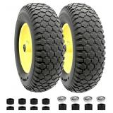 16 INCH 4.80/4.00-8 FLAT FREE WHEELBARROW TIRE AND
