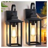 17" LARGE OUTDOOR WALL LIGHTS FOR HOUSE 2-PACK, MA