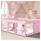 FSHIBILA 74" ï¿½50" LARGE BABY PLAYPEN, BABY PLAYARD