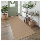 EARTHALL WOVEN RUNNER RUG 3X7 FT WASHABLE RUNNERS