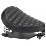 MOTORCYCLE SOLO DRIVE SEAT W/SPRING BASE BRACKET F