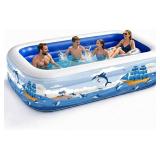 INFLATABLE SWIMMING POOL FOR KIDS AND ADULTS- 118"