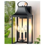 20" EXTRA LARGE DUSK TO DAWN OUTDOOR WALL LIGHT WI