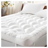 4 INCH MEMORY FOAM MATTRESS TOPPER BACK PAIN RELIE