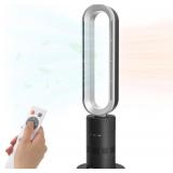 DUAL-TECH BLADELESS TOWER FAN, ULTRA-QUIET DC MOTO