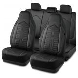 SKECHERS MEMORY FOAM CAR SEAT COVERS, LEATHER HIGH